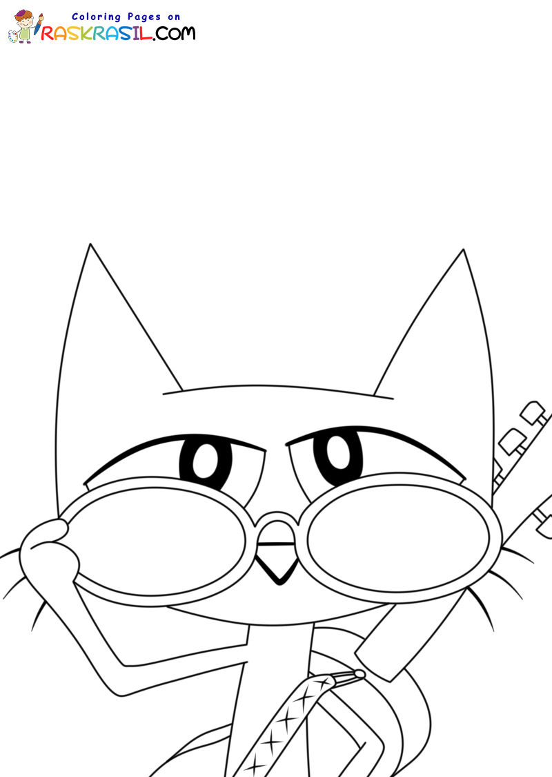 84 Adorable Pete The Cat Coloring Pages Printable 45