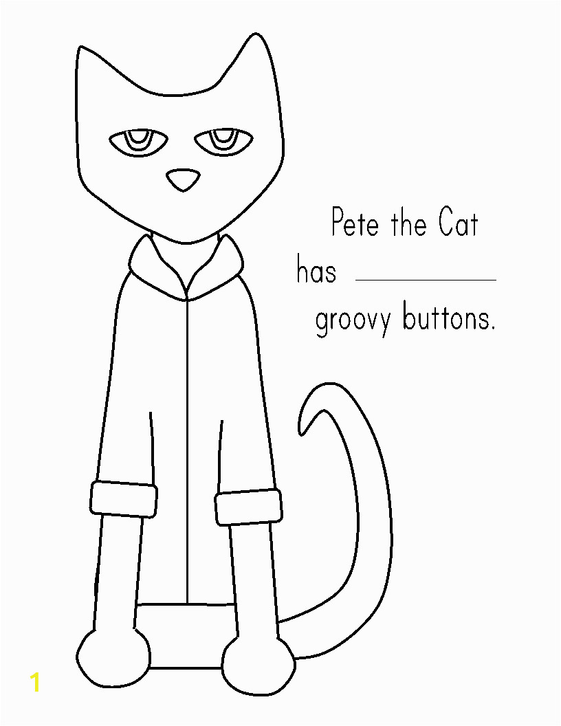 84 Adorable Pete The Cat Coloring Pages Printable 53