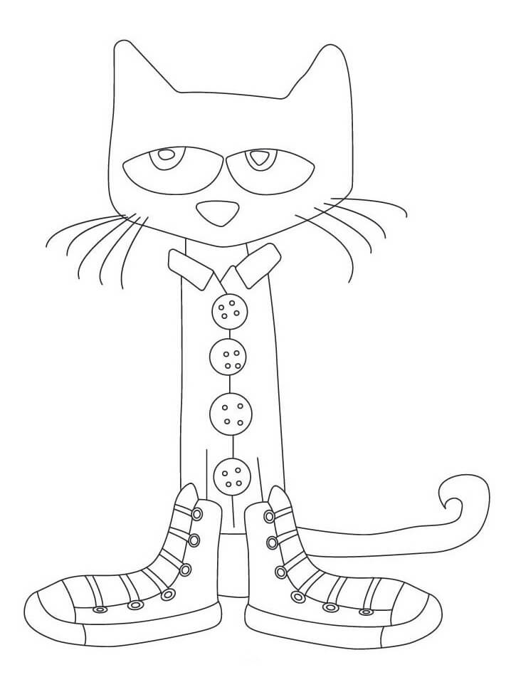 84 Adorable Pete The Cat Coloring Pages Printable 64