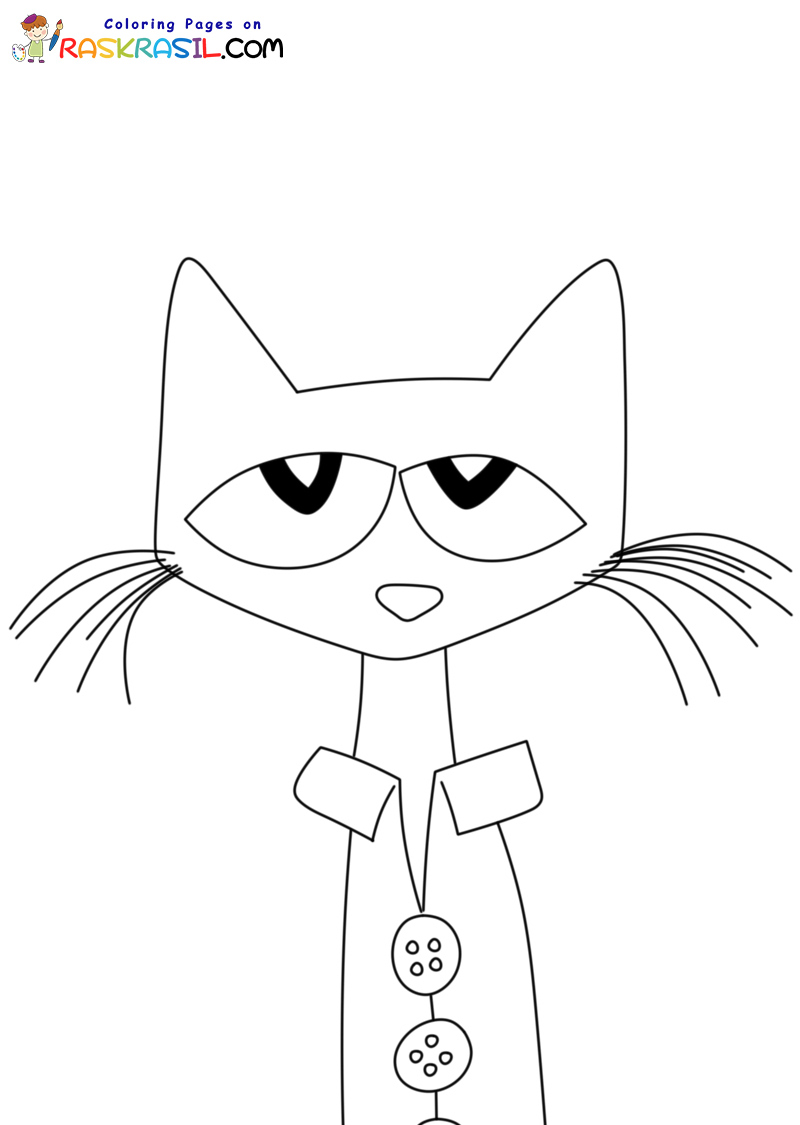 84 Adorable Pete The Cat Coloring Pages Printable 81