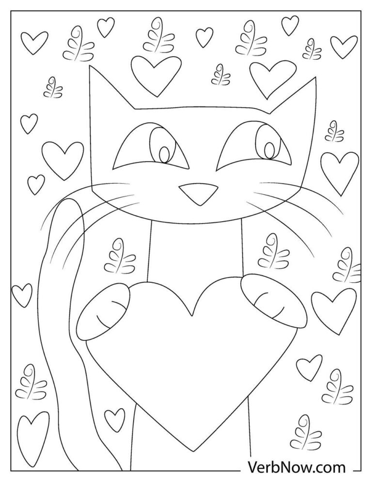 84 Adorable Pete The Cat Coloring Pages Printable 82