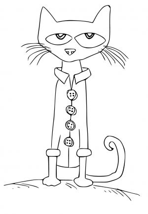 84 Adorable Pete The Cat Coloring Pages Printable 84