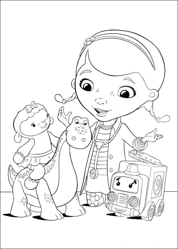 86 Doc McStuffins Coloring Pages Printable 14