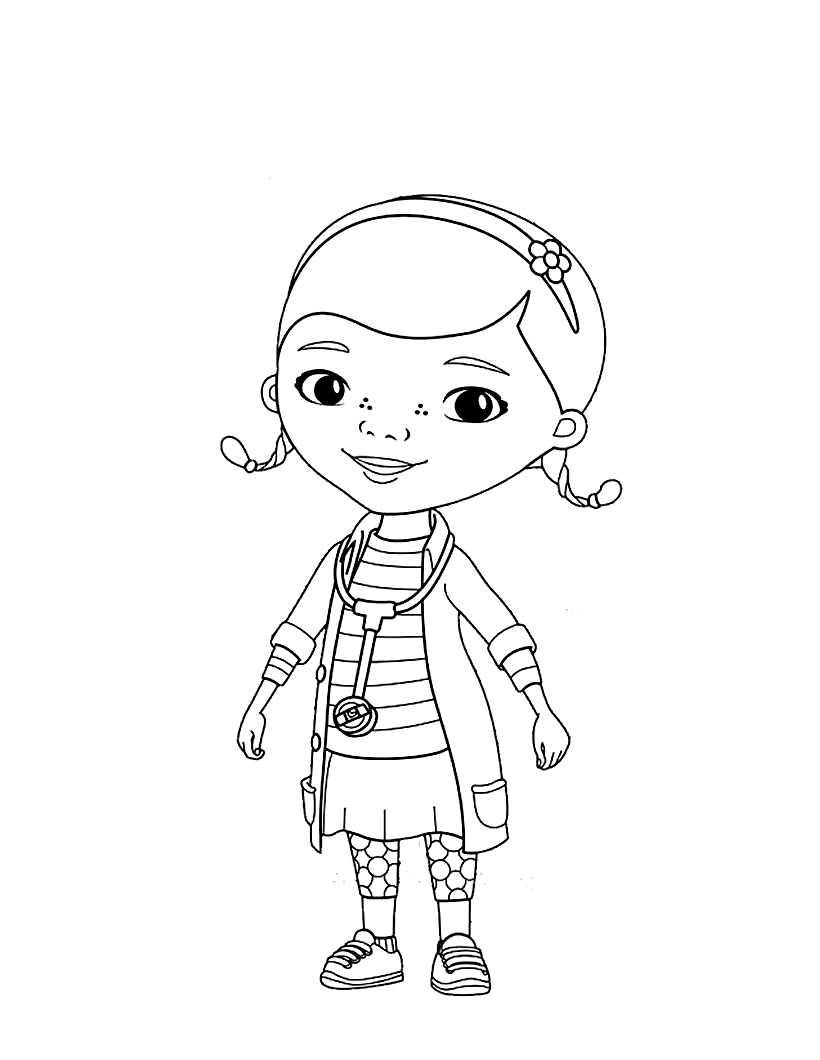 86 Doc McStuffins Coloring Pages Printable 15