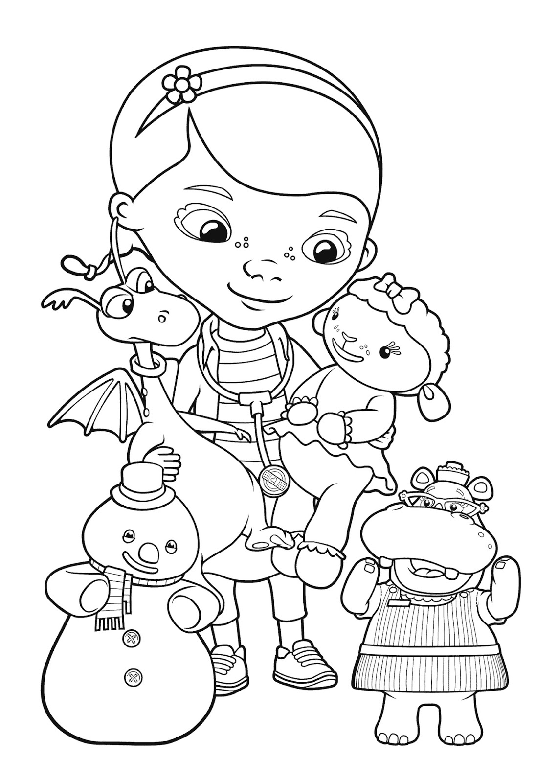 86 Doc McStuffins Coloring Pages Printable 3