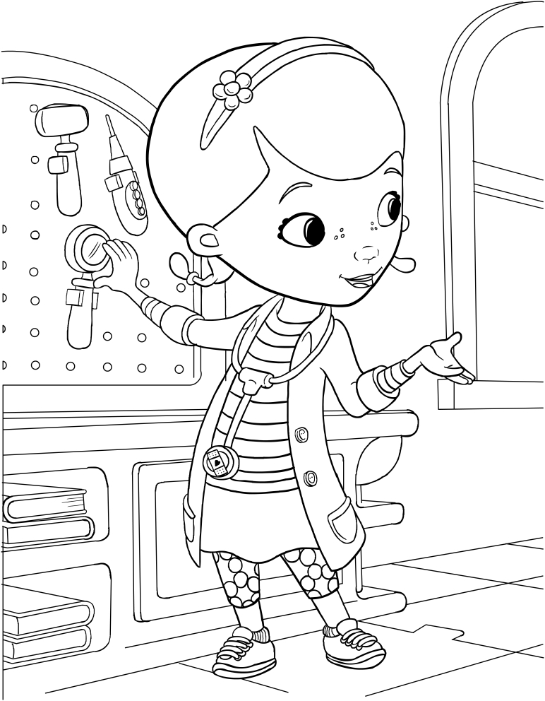 86 Doc McStuffins Coloring Pages Printable 41