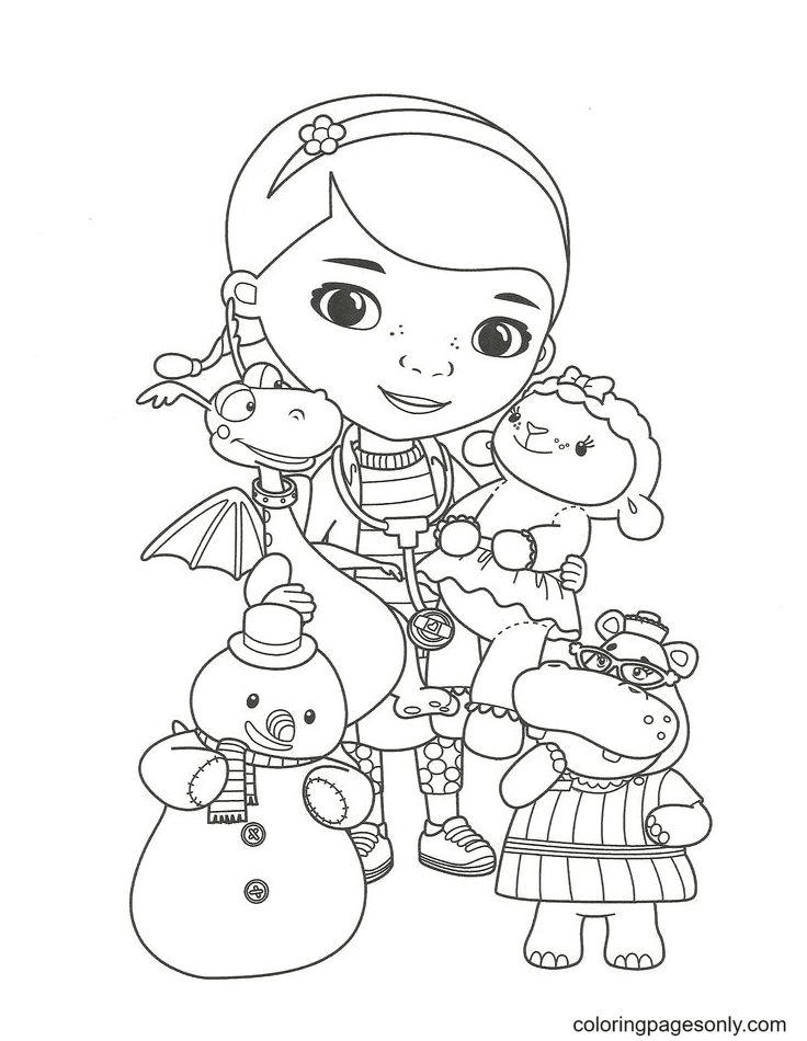 86 Doc McStuffins Coloring Pages Printable 54