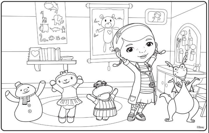 86 Doc McStuffins Coloring Pages Printable 56