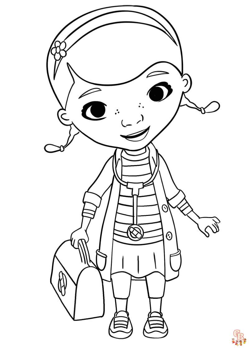 86 Doc McStuffins Coloring Pages Printable 6