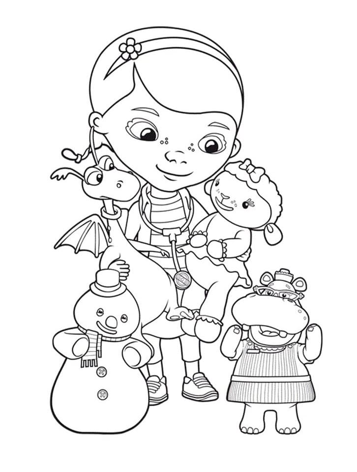 86 Doc McStuffins Coloring Pages Printable 73