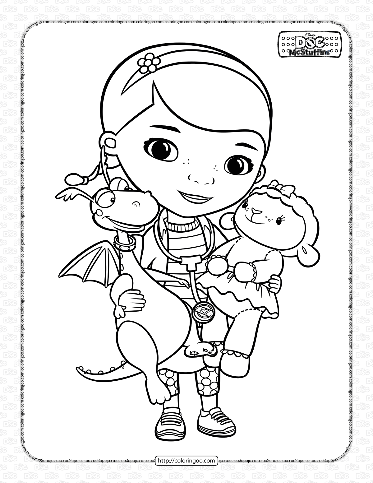 86 Doc McStuffins Coloring Pages Printable 79