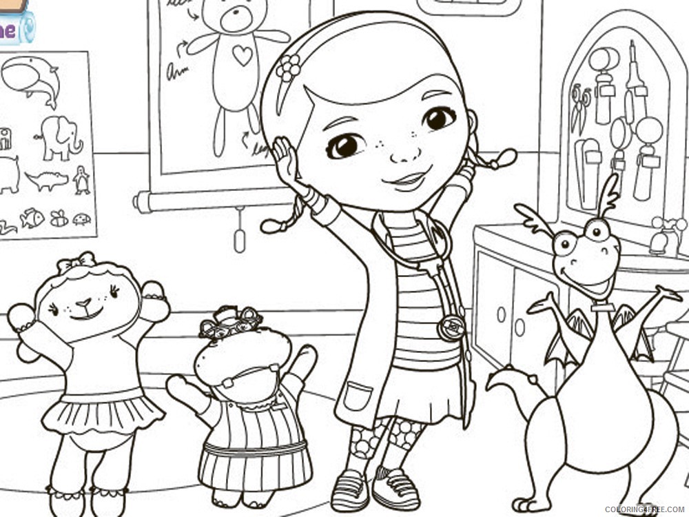 86 Doc McStuffins Coloring Pages Printable 82