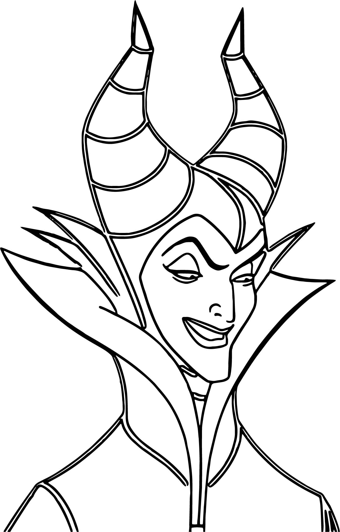 90 Enchanting Maleficent Coloring Pages Printable 1