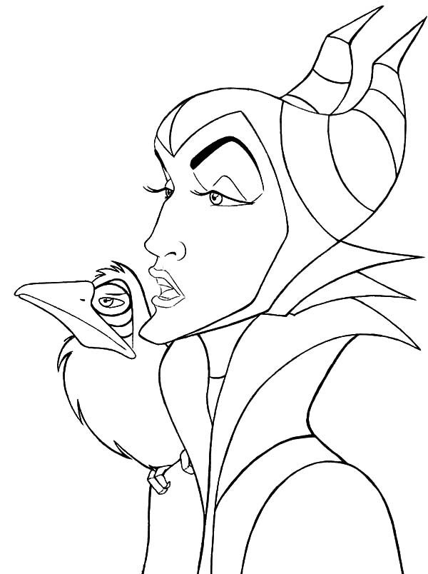 90 Enchanting Maleficent Coloring Pages Printable 14