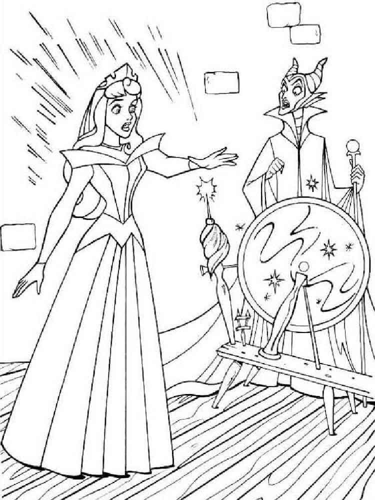 90 Enchanting Maleficent Coloring Pages Printable 18