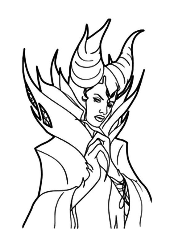 90 Enchanting Maleficent Coloring Pages Printable 23