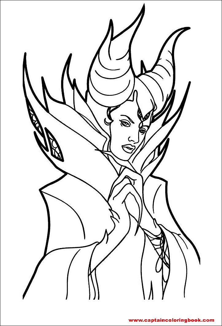 90 Enchanting Maleficent Coloring Pages Printable 28