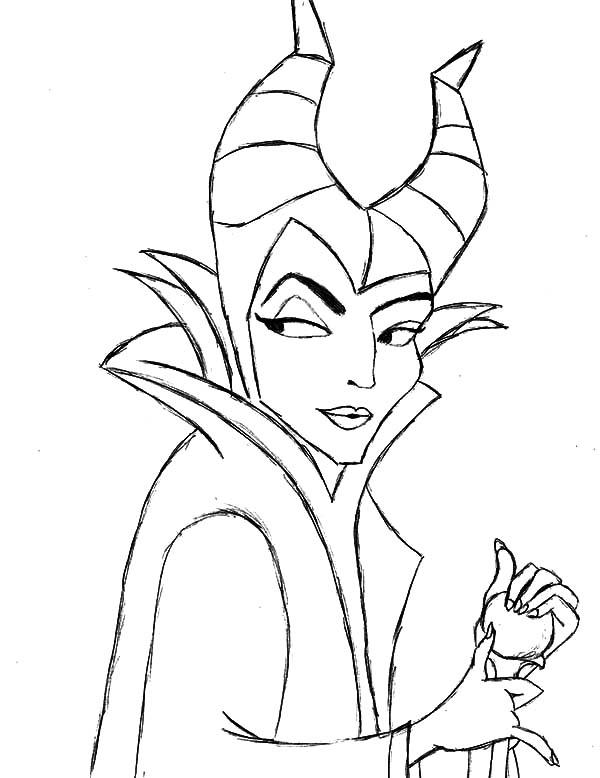 90 Enchanting Maleficent Coloring Pages Printable 30