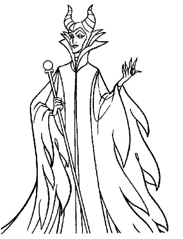 90 Enchanting Maleficent Coloring Pages Printable 31