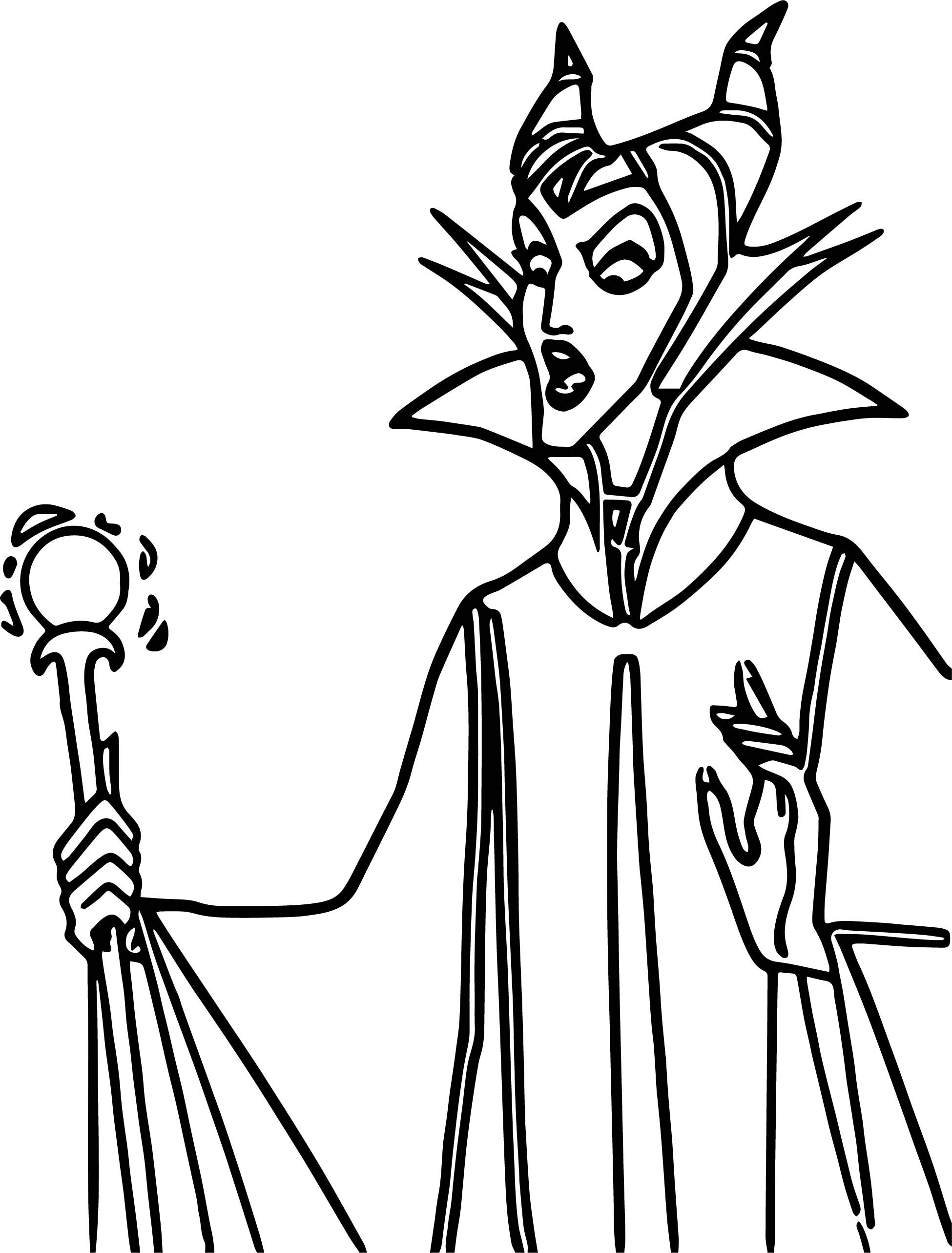 90 Enchanting Maleficent Coloring Pages Printable 32