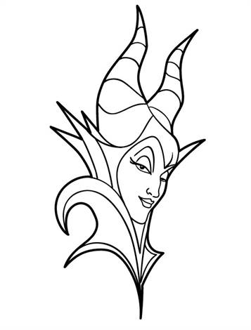 90 Enchanting Maleficent Coloring Pages Printable 42