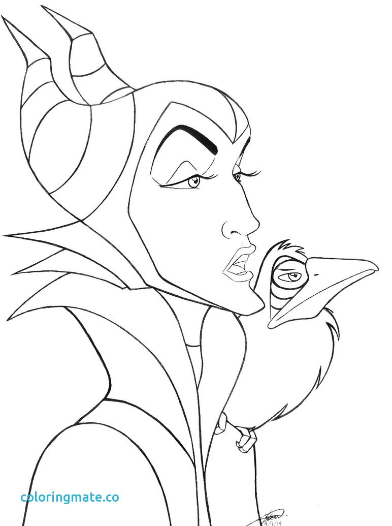 90 Enchanting Maleficent Coloring Pages Printable 48