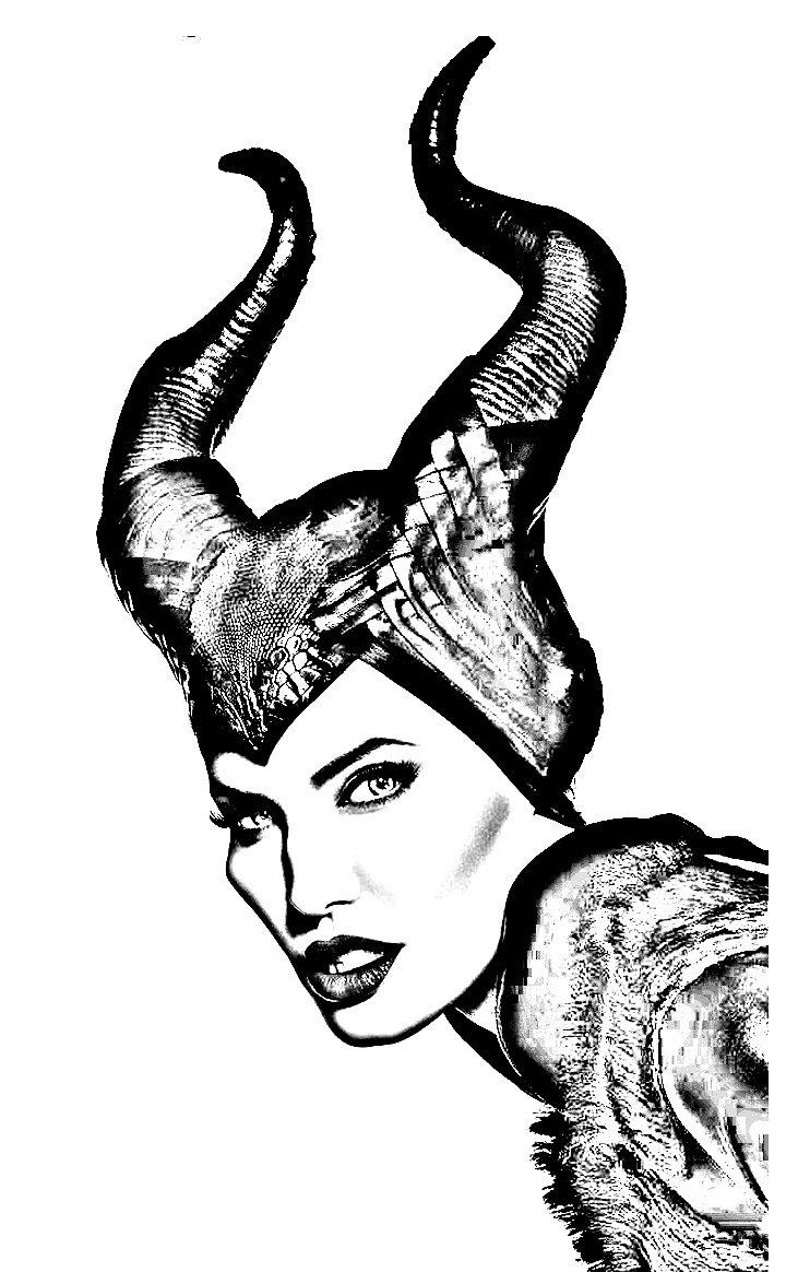 90 Enchanting Maleficent Coloring Pages Printable 49