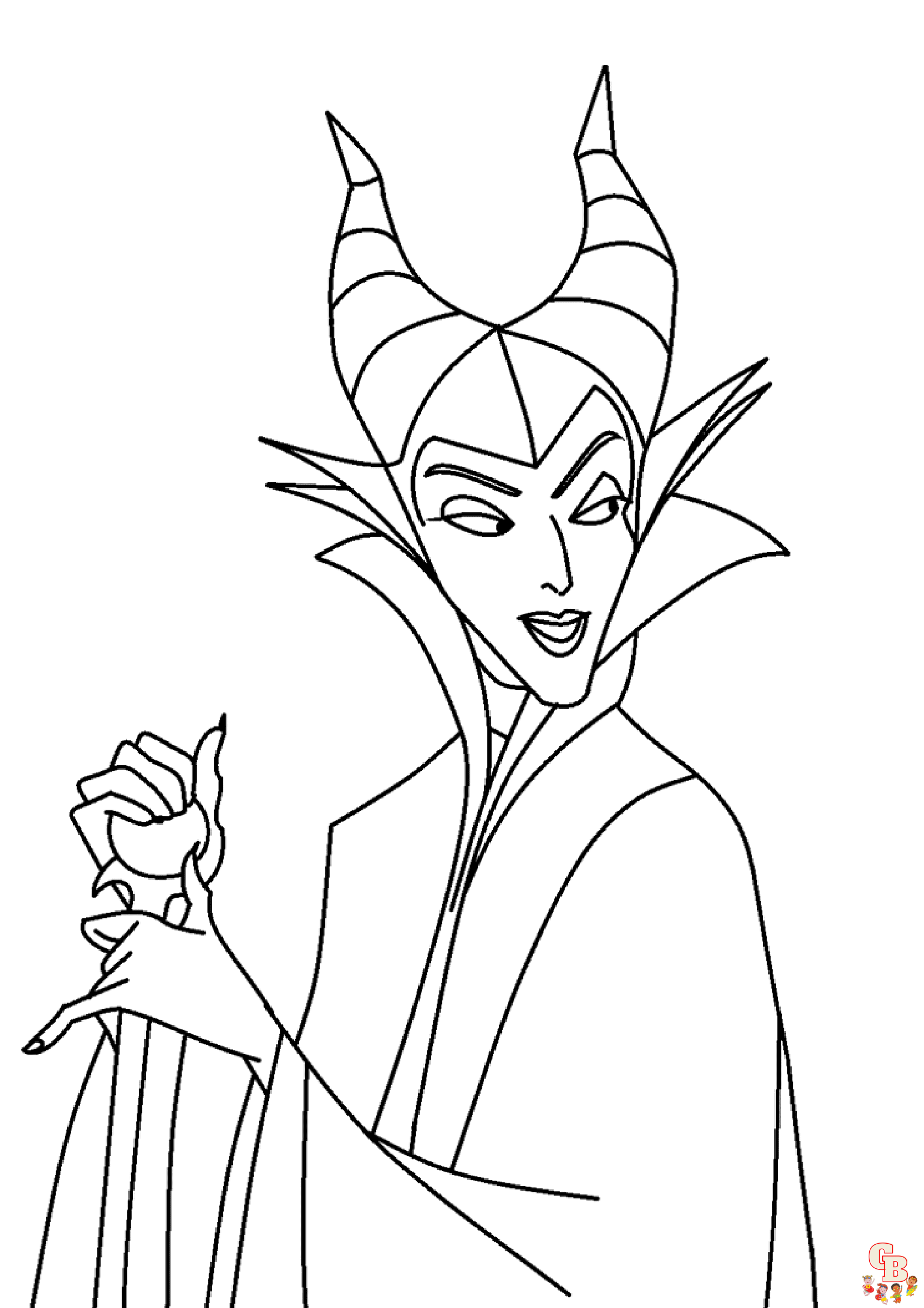 90 Enchanting Maleficent Coloring Pages Printable 53