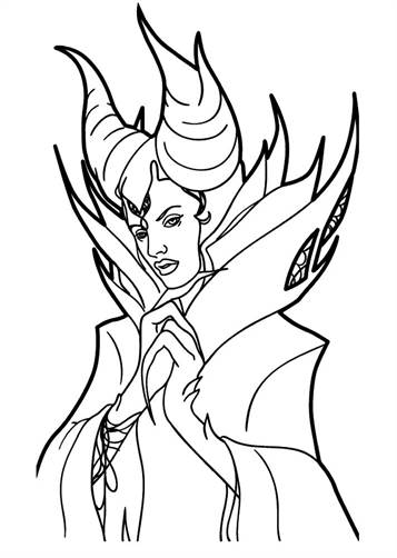 90 Enchanting Maleficent Coloring Pages Printable 58