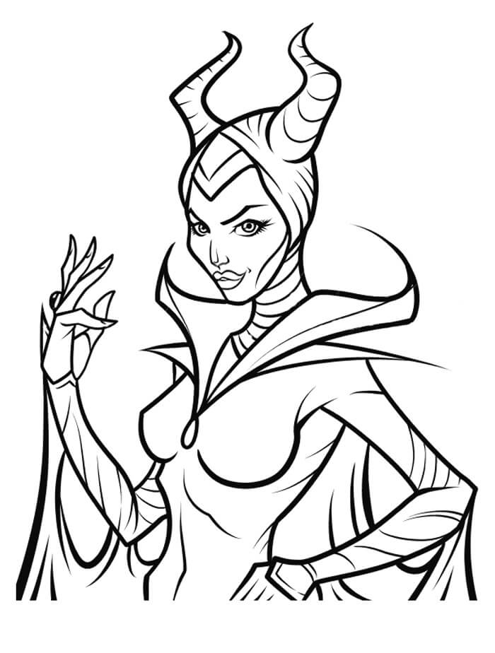 90 Enchanting Maleficent Coloring Pages Printable 62