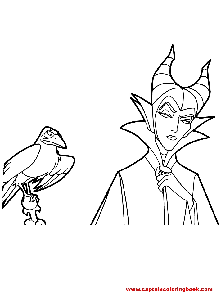 90 Enchanting Maleficent Coloring Pages Printable 71