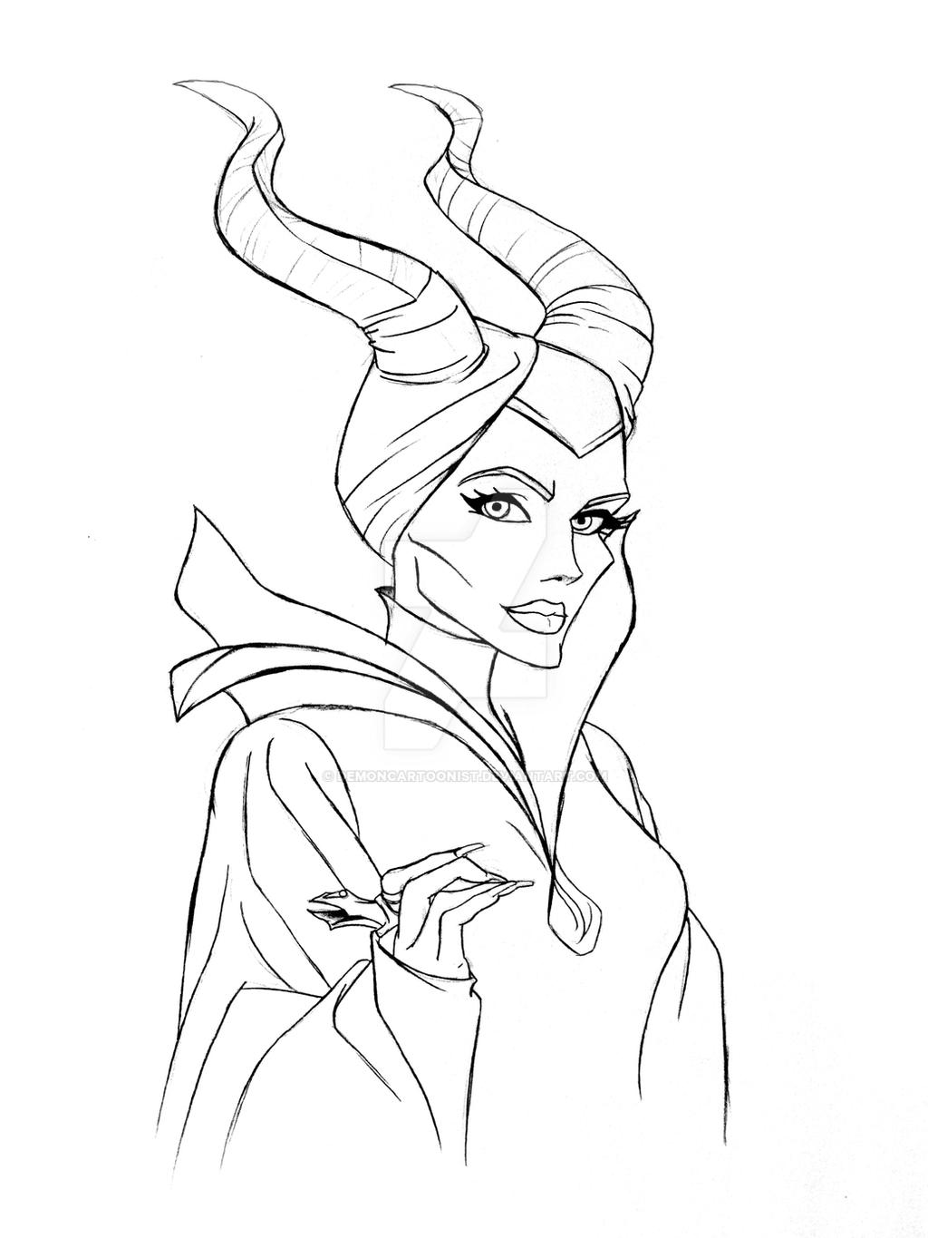 90 Enchanting Maleficent Coloring Pages Printable 73