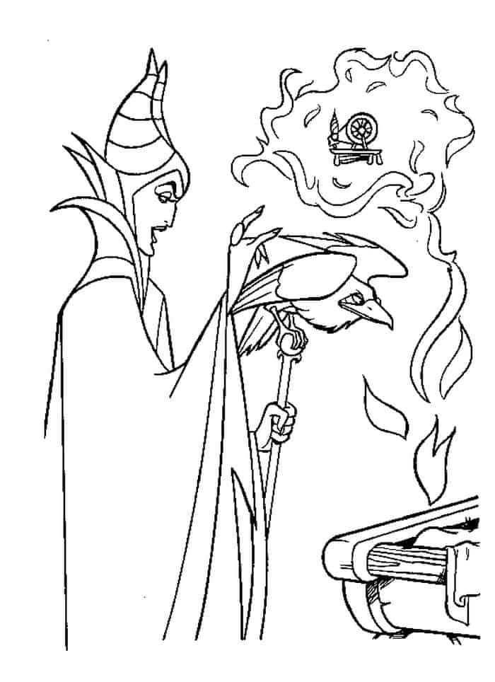 90 Enchanting Maleficent Coloring Pages Printable 84