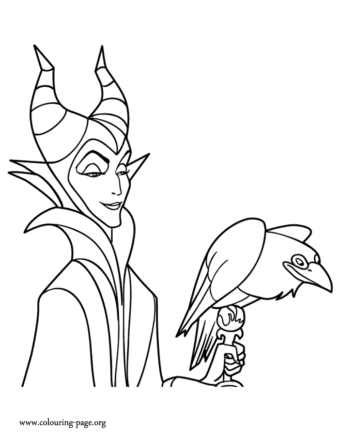 90 Enchanting Maleficent Coloring Pages Printable 85