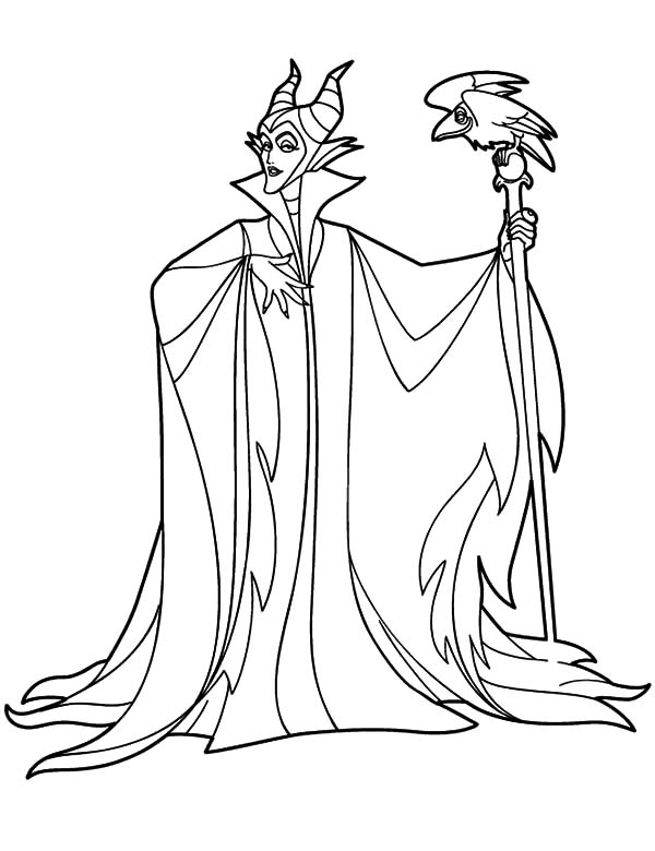 90 Enchanting Maleficent Coloring Pages Printable 89