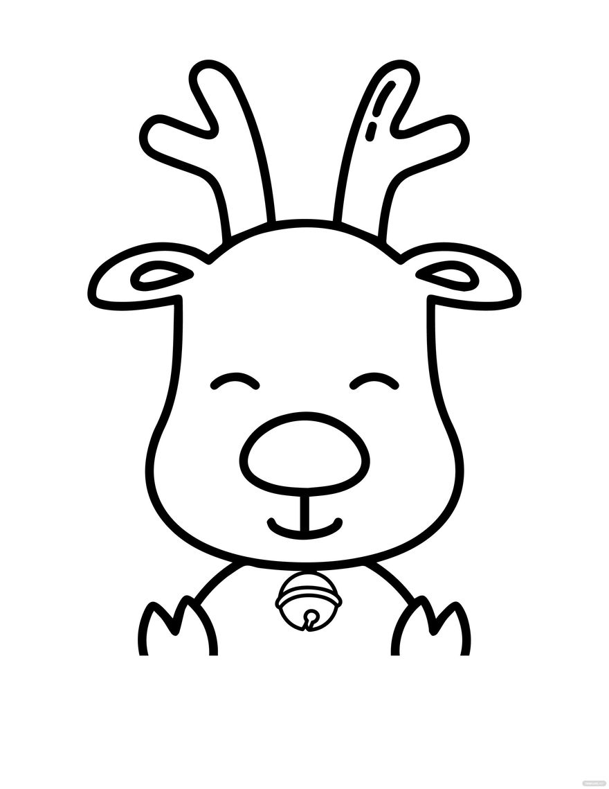 90 Rudolph Coloring Pages for Kids Printable 28