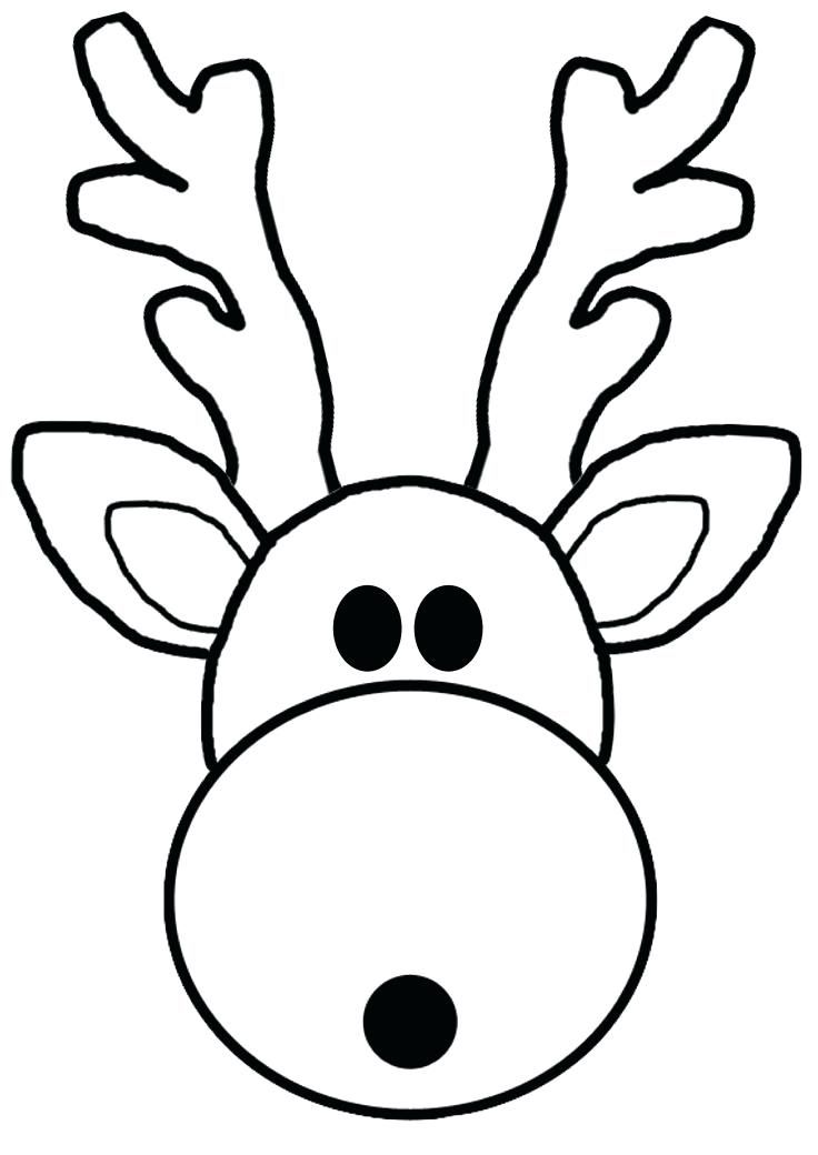 90 Rudolph Coloring Pages for Kids Printable 6