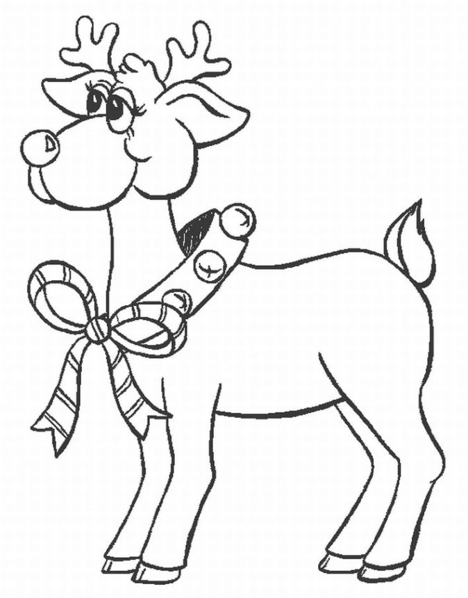 90 Rudolph Coloring Pages for Kids Printable 60