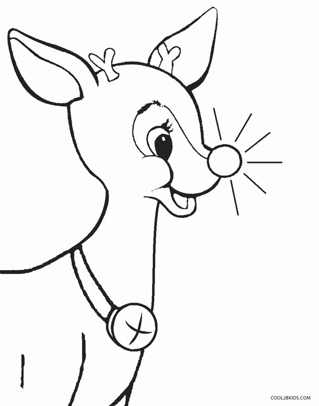 90 Rudolph Coloring Pages for Kids Printable 70