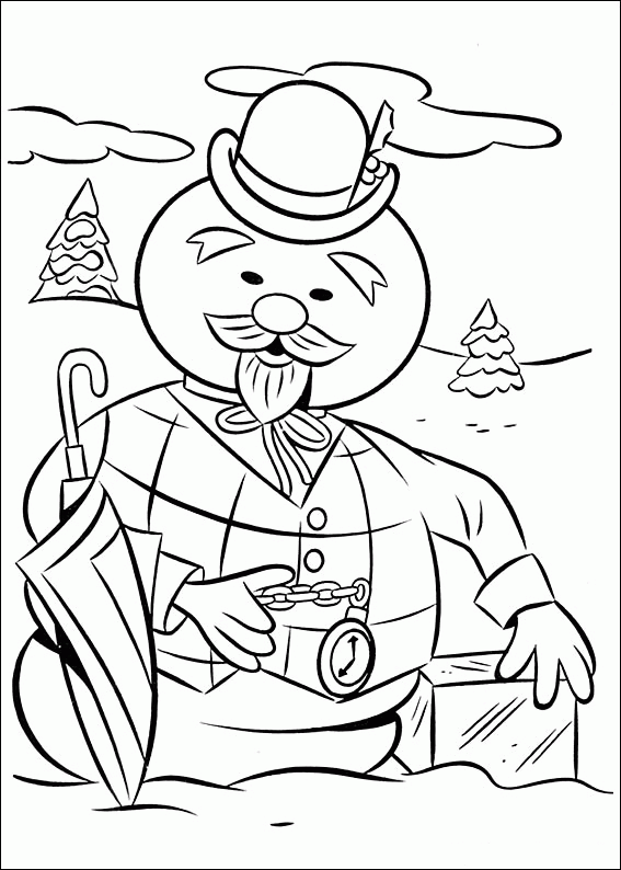 90 Rudolph Coloring Pages for Kids Printable 85