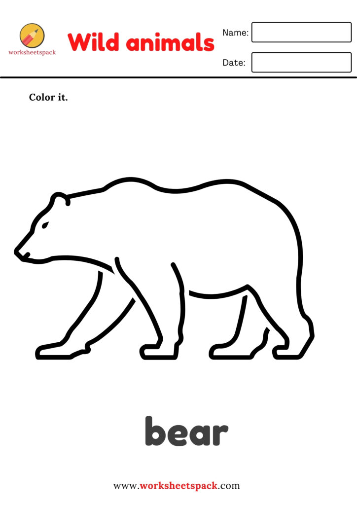 91 Wild Animal Coloring Pages Printable 19