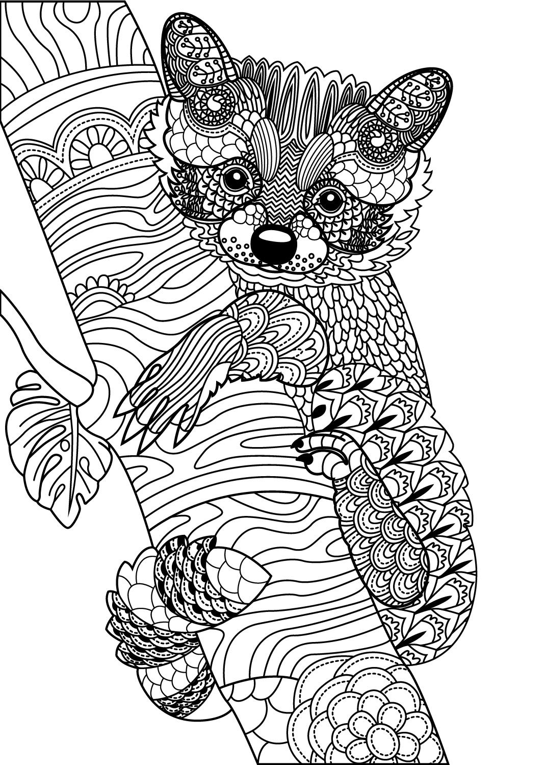 91 Wild Animal Coloring Pages Printable 27