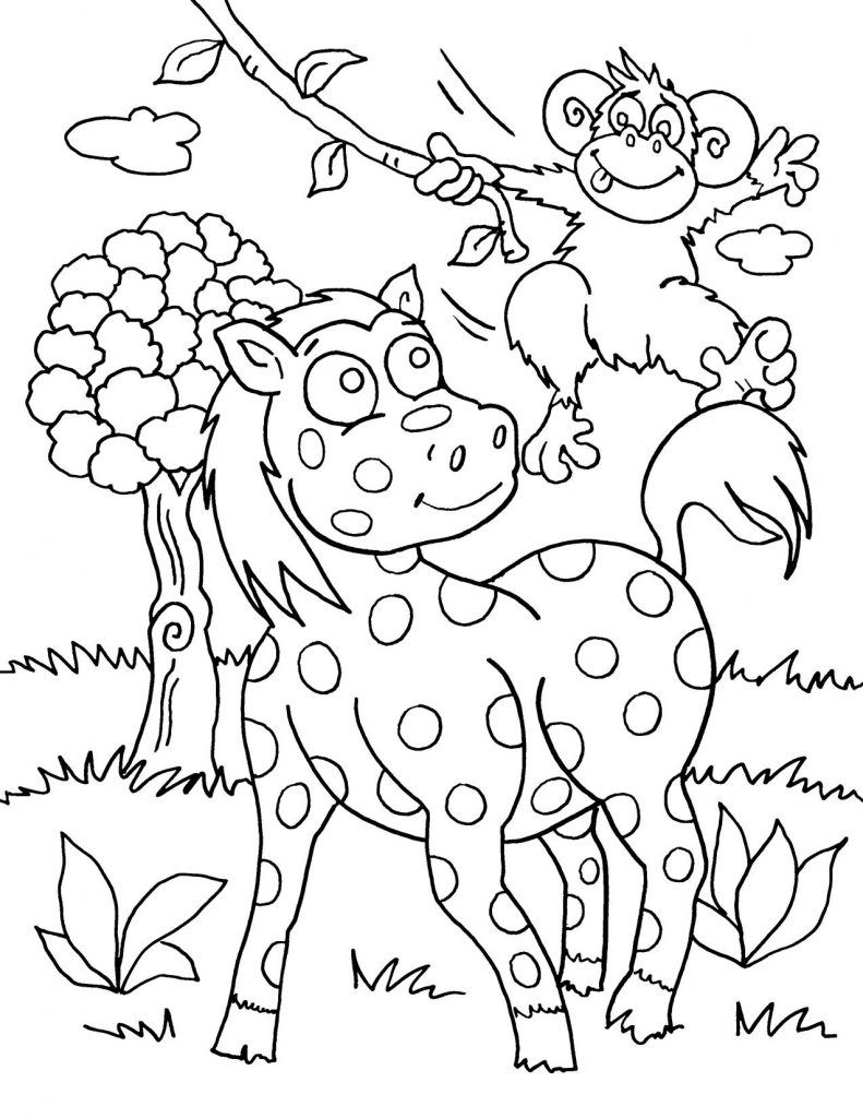 91 Wild Animal Coloring Pages Printable 40