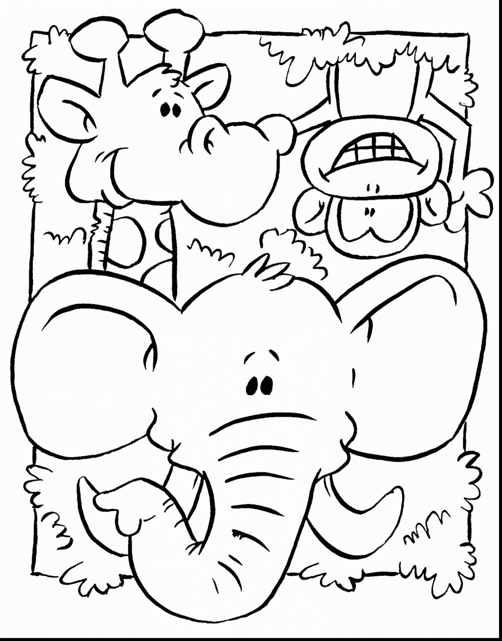 91 Wild Animal Coloring Pages Printable 62