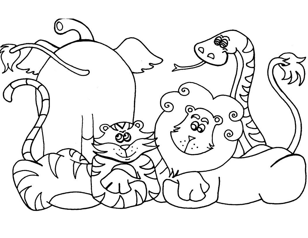 91 Wild Animal Coloring Pages Printable 7