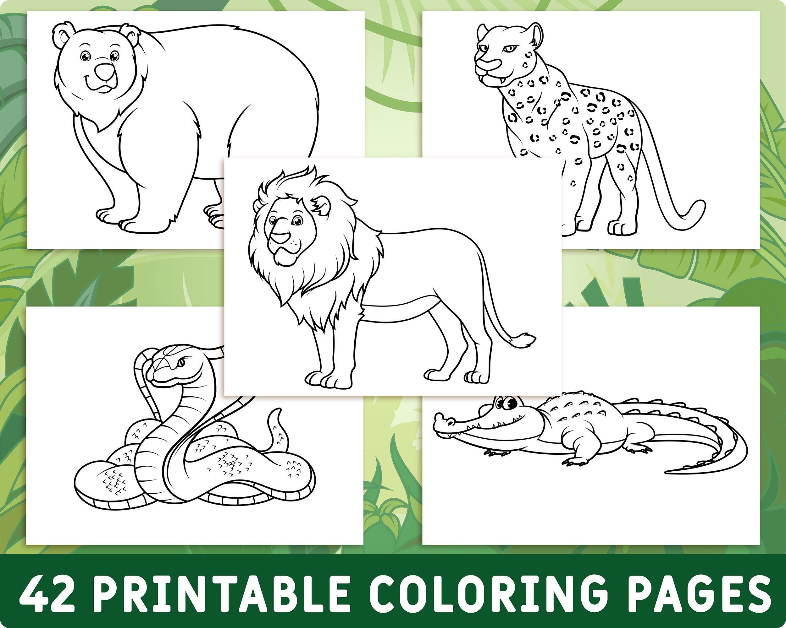 91 Wild Animal Coloring Pages Printable 73