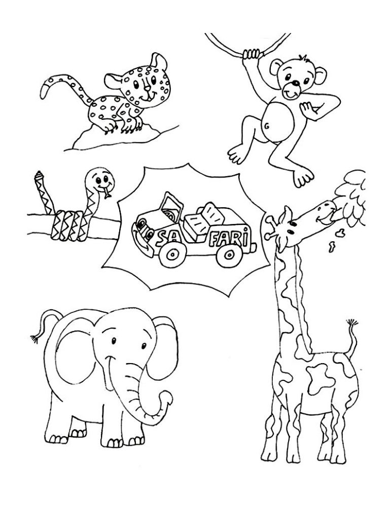 91 Wild Animal Coloring Pages Printable 74