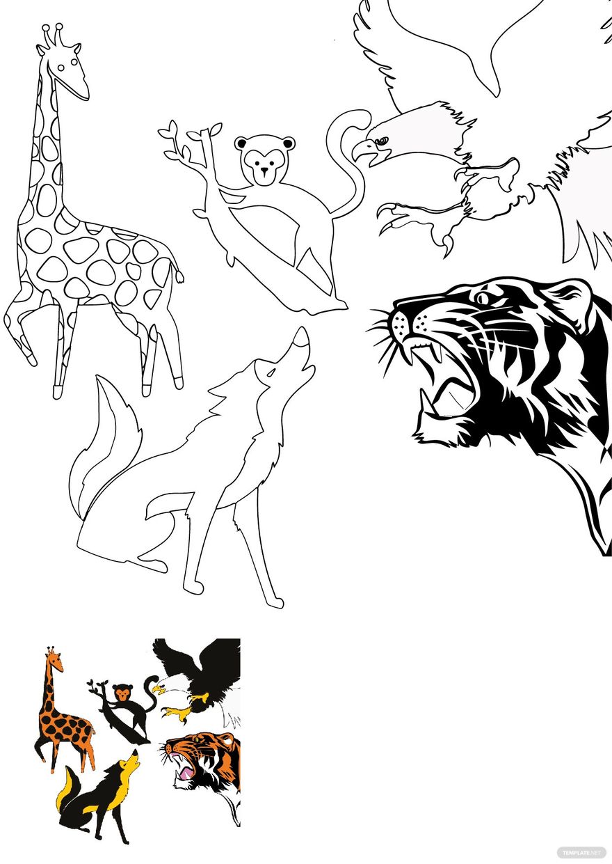 91 Wild Animal Coloring Pages Printable 75