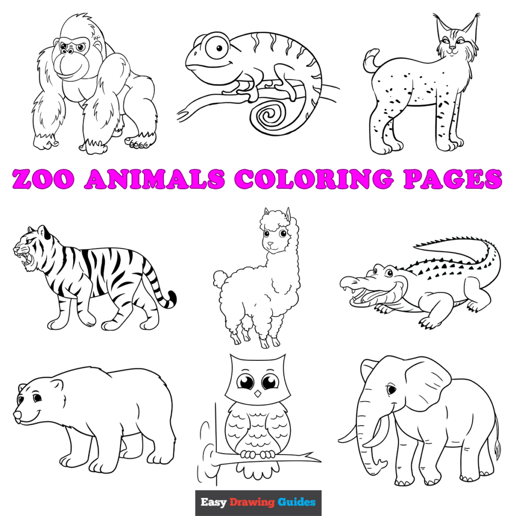 91 Wild Animal Coloring Pages Printable 78