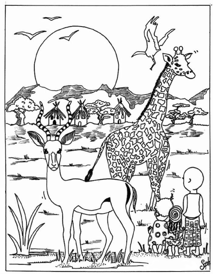 91 Wild Animal Coloring Pages Printable 8